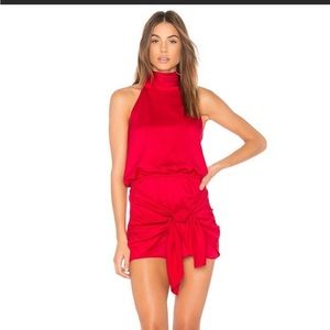Saylor high neck red romper new with tags. ❤️